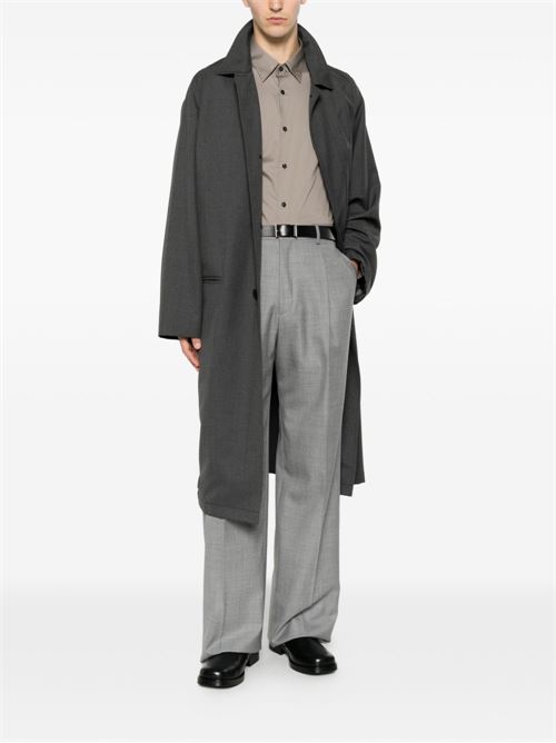 Camicia uomo Emporio Armani grigia in cotone Pima stretch EMPORIO ARMANI | EM005123AF23800U8049